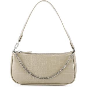 imageLoiral Small Purse for Women Retro Classic Tote HandBag Shoulder Bags Clutch PurseCloud Beige
