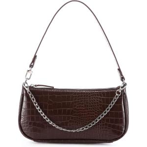 imageLoiral Small Purse for Women Retro Classic Tote HandBag Shoulder Bags Clutch PurseCoffee