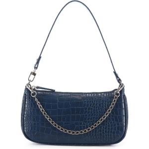 imageLoiral Small Purse for Women Retro Classic Tote HandBag Shoulder Bags Clutch PurseNavy Blue