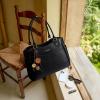 imageLOVEVOOK Laptop Bag for Women Leather Vintage Work Tote Bag Computer Office Teacher Bag with Large Cup HolderBlack