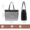 imageLOVEVOOK Laptop Tote Bag for Women With Large Cup Holder Leather Work Tote Bag for Women156 Inch Professional Computer Briefcase Business Teacher Commuter Shoulder BagOffice Travel GiftRetro Black