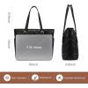 imageLOVEVOOK Laptop Tote Bag for Women With Large Cup Holder Leather Work Tote Bag for Women156 Inch Professional Computer Briefcase Business Teacher Commuter Shoulder BagOffice Travel GiftRetro Black
