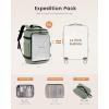 imageLOVEVOOK Travel Backpack for Women amp Men 25L Airline Approved Personal Item Carry On Backpack Lightweight with 2 Packing Cubes Waterproof Daypack for Work Gym amp Weekend Travel Slate GreenBlackSlate Greenblack