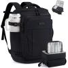 imageLOVEVOOK Travel Backpack for Women amp Men 25L Airline Approved Personal Item Carry On Backpack Lightweight with 2 Packing Cubes Waterproof Daypack for Work Gym amp Weekend Travel Slate GreenBlackBlack