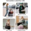 imageLOVEVOOK Small Gym Bag for Women amp Men with Wet Pocket36L Cute Waterproof Womens Gym Bag Travel Duffel Bags Workout BagConvertible Carry on Bag Overnight Bags Personal Item Travel Bag Been GreenLBlack