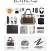 imageLOVEVOOK Small Gym Bag for Women amp Men with Wet Pocket36L Cute Waterproof Womens Gym Bag Travel Duffel Bags Workout BagConvertible Carry on Bag Overnight Bags Personal Item Travel Bag Been GreenLBeen Green  Offwhite