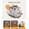 imageLOVEVOOK Weekender Bags for Women with Shoe Compartment Lightweight Travel Duffle Bag with Wet Pocket Hospital Overnight Bags for Women Labor Delivery Personal Item Carry On Bag for Gym SportWhite  Green