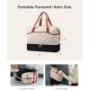 imageLOVEVOOK Weekender Bags for Women with Shoe Compartment Lightweight Travel Duffle Bag with Wet Pocket Hospital Overnight Bags for Women Labor Delivery Personal Item Carry On Bag for Gym SportWhite  Pink