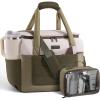 imageLOVEVOOK Small Gym Bag for Women amp Men with Wet Pocket36L Cute Waterproof Womens Gym Bag Travel Duffel Bags Workout BagConvertible Carry on Bag Overnight Bags Personal Item Travel Bag Been GreenLBeen Green  Offwhite