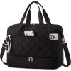 imageLOVEVOOK Weekender Bags for Women with Shoe Compartment Lightweight Travel Duffle Bag with Wet Pocket Hospital Overnight Bags for Women Labor Delivery Personal Item Carry On Bag for Gym SportBlack