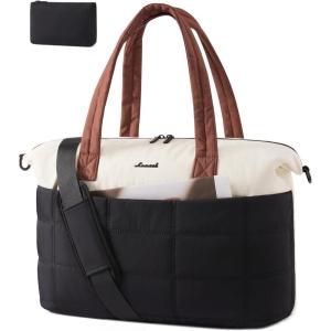 imageLOVEVOOK Small Gym Bag for Women amp Men with Wet Pocket36L Cute Waterproof Womens Gym Bag Travel Duffel Bags Workout BagConvertible Carry on Bag Overnight Bags Personal Item Travel Bag Been GreenLBeige  Black  Brown