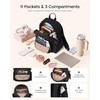 image:imageLOVEVOOK Upgrade Mini Backpack Purse for Women with Giant Tumbler HolderBlack